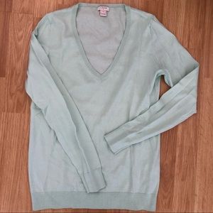 J. Crew Light weight V-neck sweater.